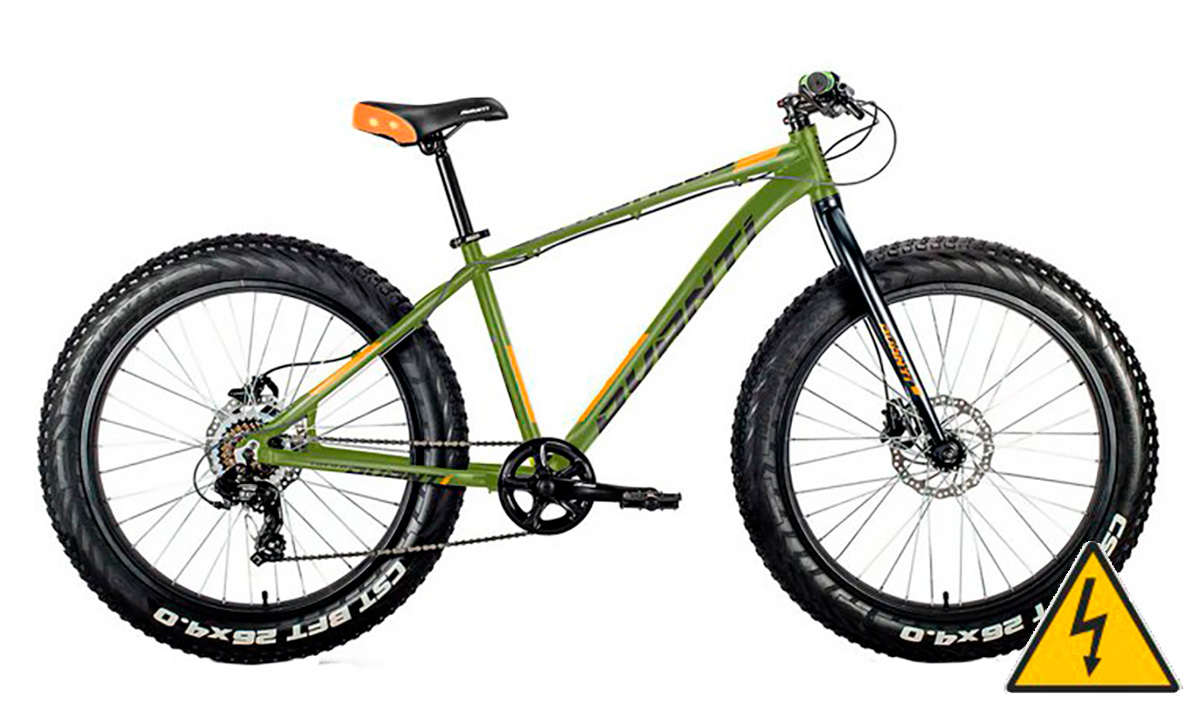 Электровелосипед Avanti Fat 26" 350W, 10 Ah (2021) 2021 Зеленый